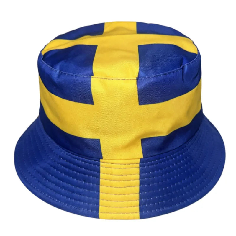 National Flags Reversible Bucket Hat For Men Women Football Fans