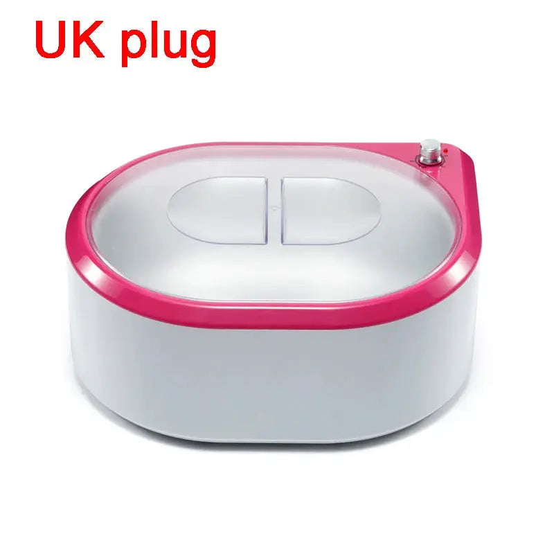 Wax Therapy Machine 3L paraffin wax heater with pink rim and white body