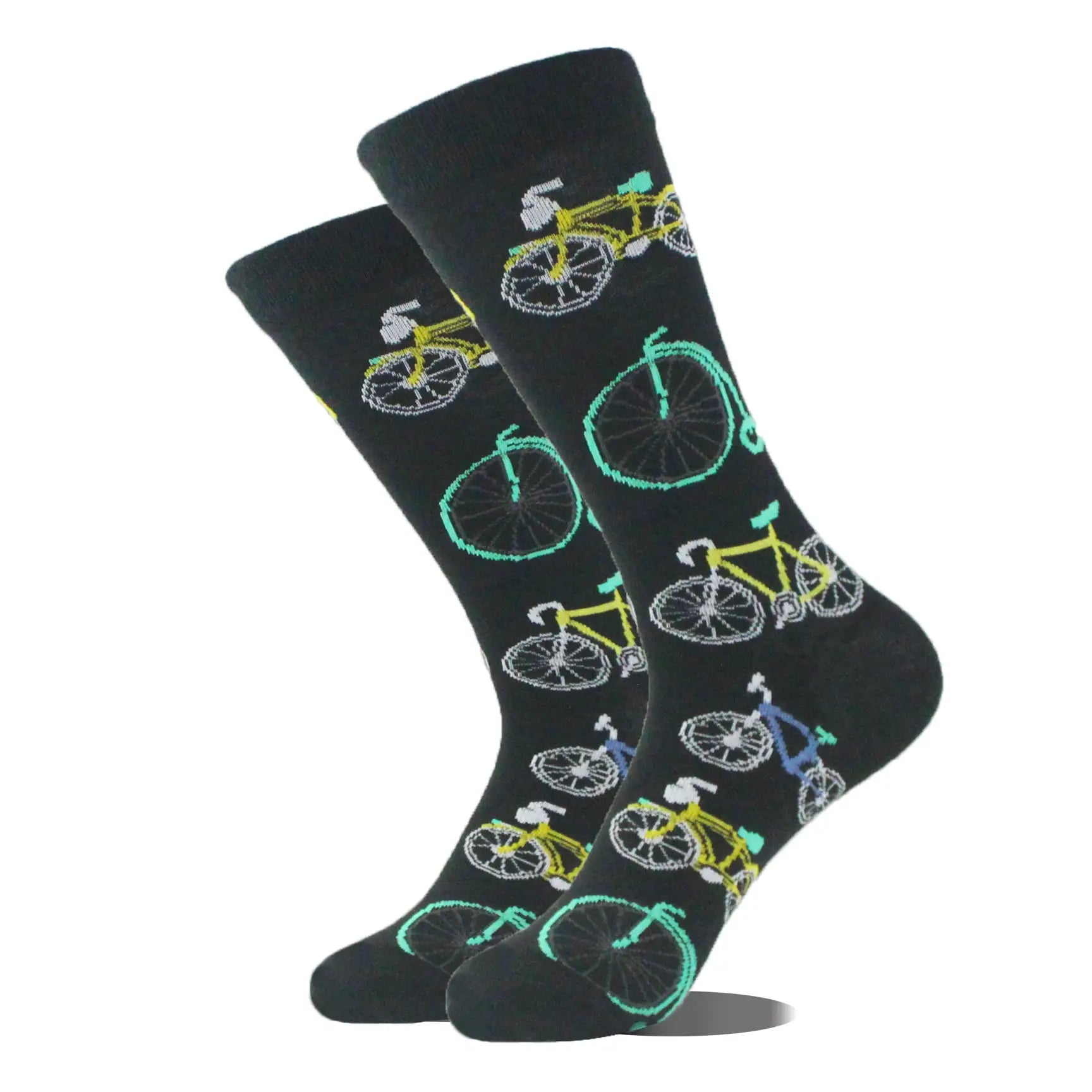Cotton Happy Funny Socks For Men Women Unisex Crew Socks Alien Planet Shark Dinosaur Novelty Design