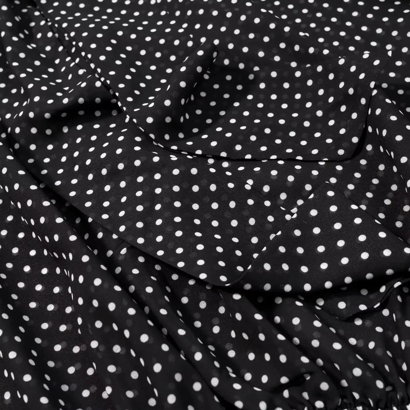 Kondala Polka Dot Women Sets Chiffon Bow Tie Blouses Skirts 2026