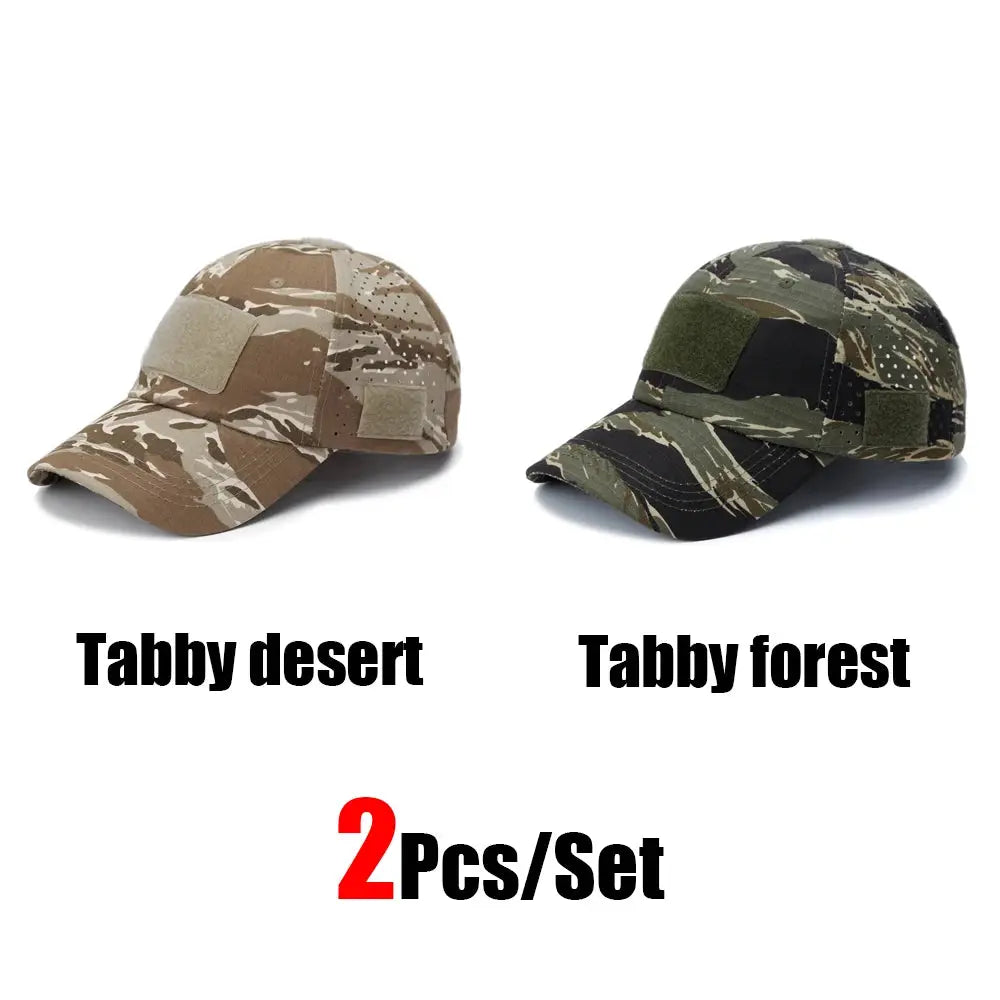 Mens Camouflage Baseball Cap Breathable Sun Protection Hat For Outdoor Sports Hunting Hiking Camping Beach Fishing
