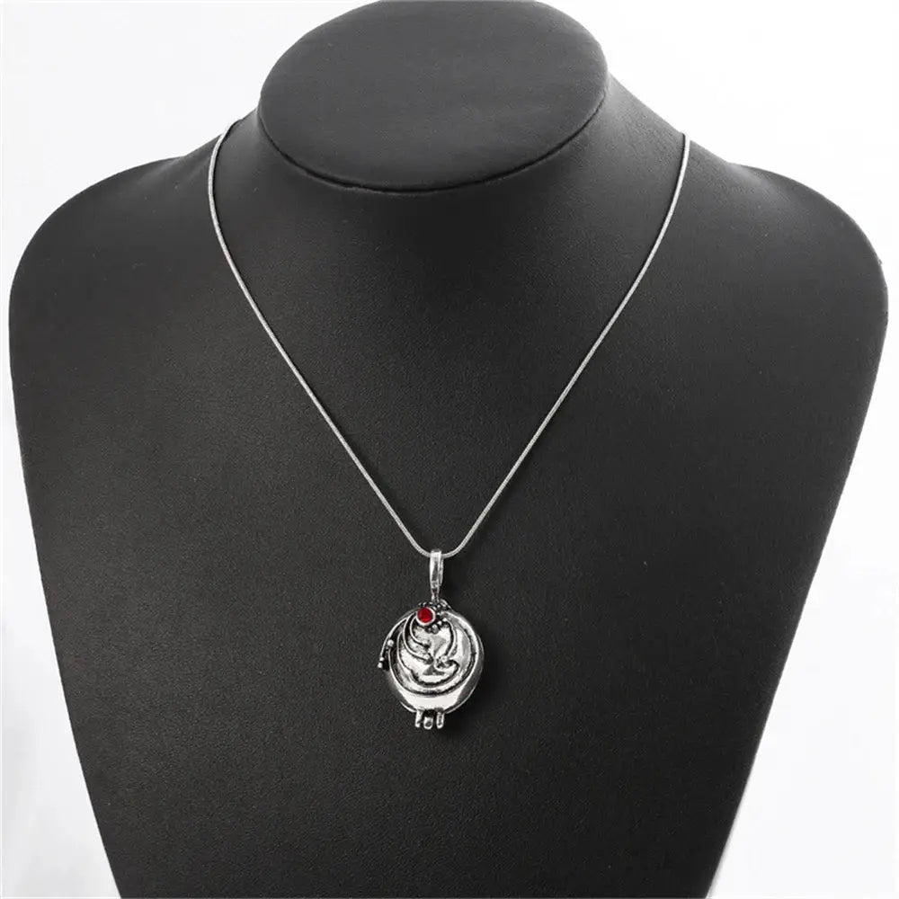 The Vampire Diaries Elena Gilbert Necklace Vervain Verbena Pendant Fashion Jewelry For Women Men Gift