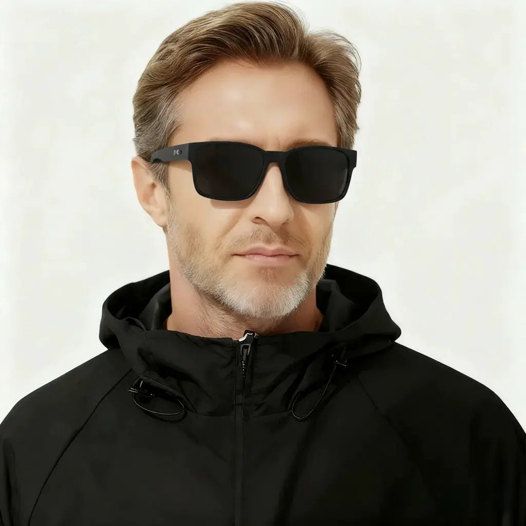 Retro Punk Fashion Sunglasses Square Protective Frame UV400 Unisex For Outdoor Adventures And Casual Style