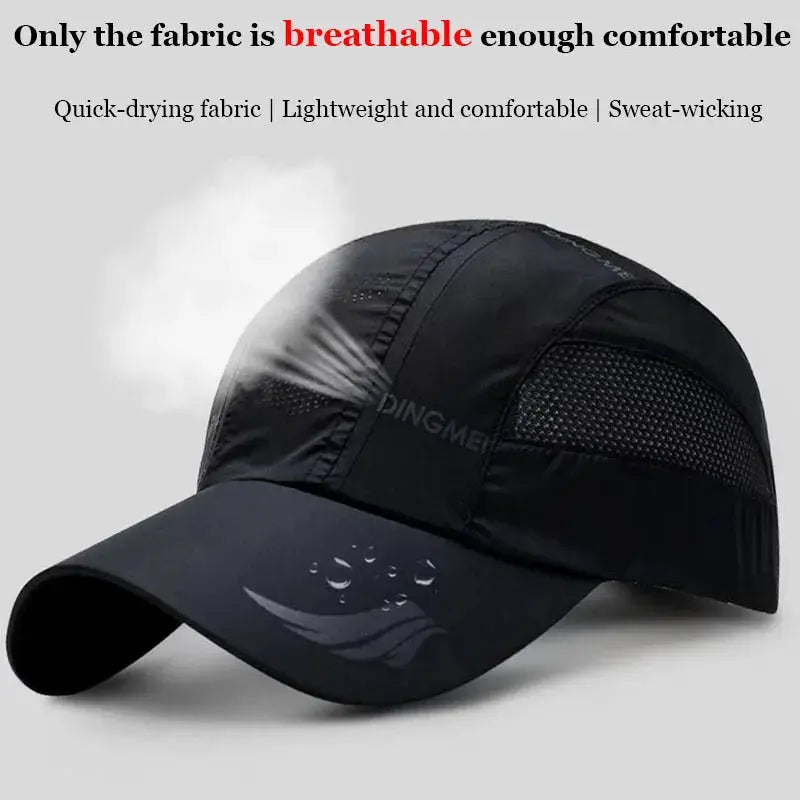 Unisex 2024 Quick Dry Bone Mesh Baseball Cap Snapback Adjustable For Running Golf Sports Canada