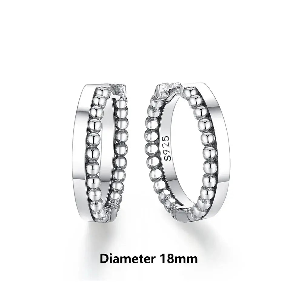 925 Sterling Silver Stud Hoop Earrings For Women Crystal Zircon Rose Gold Crown Heart Infinity Bee Design Jewelry
