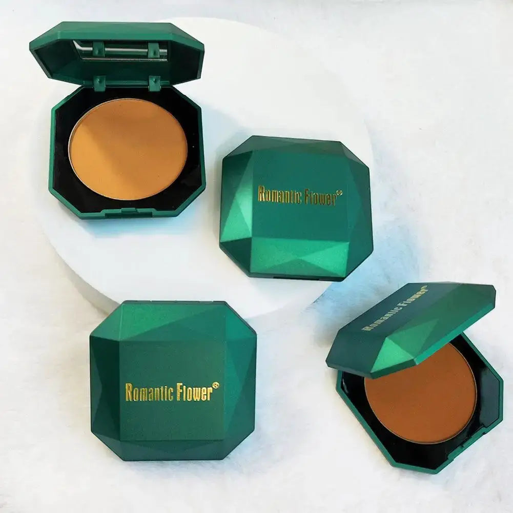Brand New 4 Colors Dark Skin Pressed Powder Matte Long Lasting Waterproof Makeup Formula