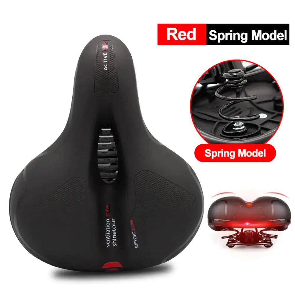 Hollow Breathable Bicycle Saddle For Men And Women MTB Road Bike Seat Shock Absorbing Comfort For Big Butt