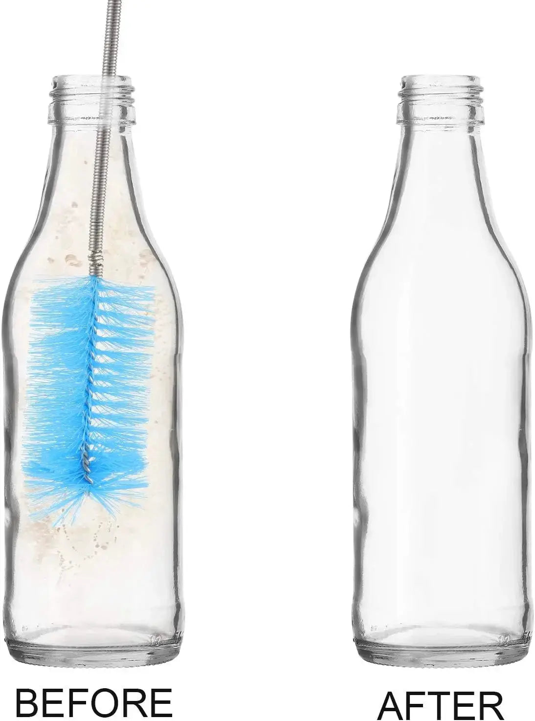 Stainless Steel Aquarium Cleaning Brush for Water Filter Pumps Lily Pipes Air Tubes and Hoses Fish Tank Maintenance Tool