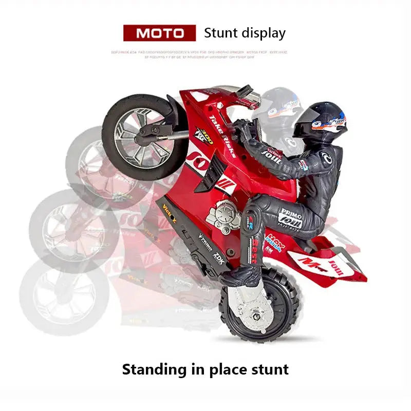 High Speed RC Motorcycle 1-6 and 1-10 Scale Electric Remote Control Bike 4CH Drift Car for Kids