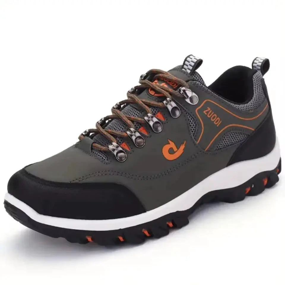Brand Mens Leather Casual Sneakers Lightweight Breathable Shoes For Walking And Tennis