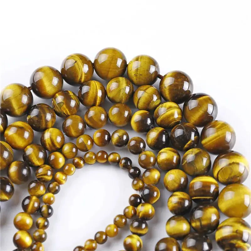Natural Tiger Eye Beads Round Spacer Beads For Jewelry Making DIY Charms Bracelet Necklace 4mm 6mm 8mm 10mm 12mm