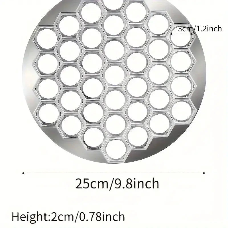Aluminum Dumpling Maker Tool 37 Hole Ravioli Press For Homemade Pasta And Meat Fillings Pastry Mold Kitchen Gadget