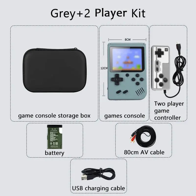 Handheld Game Console With 500 Plus Classic Games, Game Boy Emulator, TV Output, Rechargeable Battery For Kids