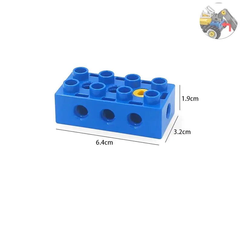 Big Building Blocks Traffic Mechanical Construction Set For Kids Compatible Large Bricks Educational Science Toy Gift