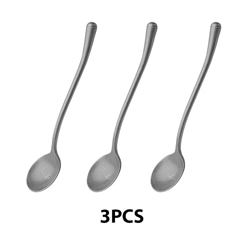 MHW Three Bomber Stainless Steel Coffee Stirring Spoon Exquisite Portable Barista Tool For Home Use