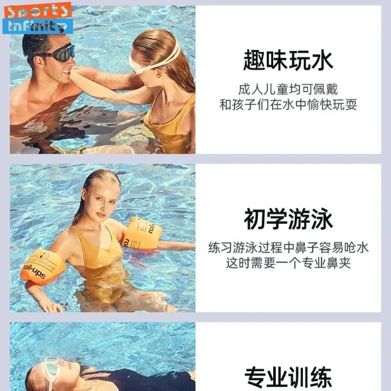 Professional Waterproof Anti Slip Silicone Swimming Nose Clip For Diving Nose Protection Accessories