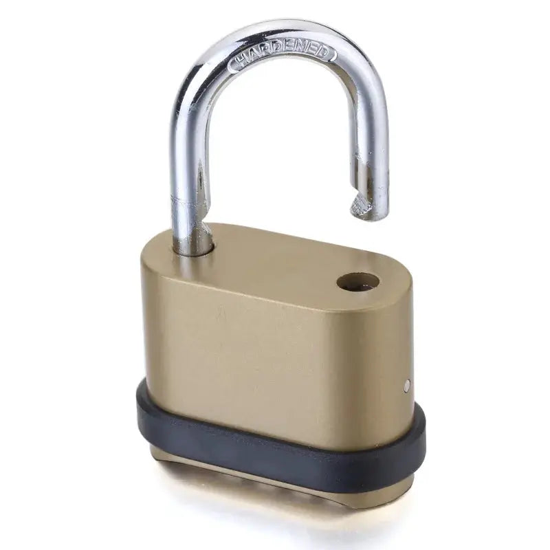 Padlock Simples Market EGFirtor 4-digit code zinc alloy body with silver shackle, waterproof
