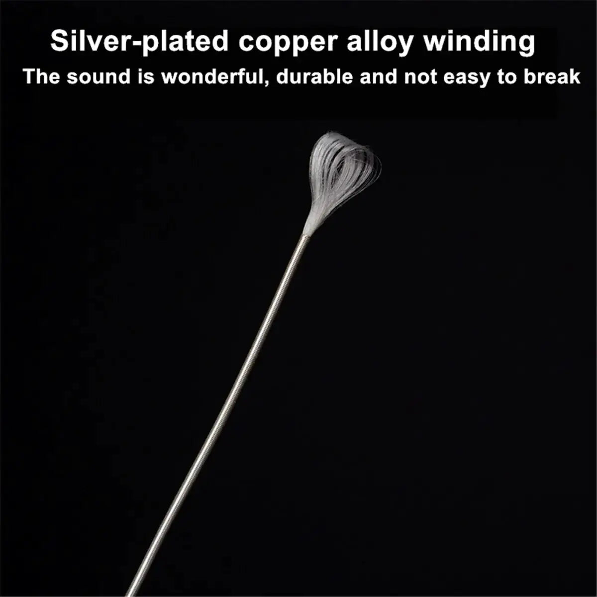 Miwayer 6 Piece Classical Guitar Strings Set Clear Nylon With Silver Plated Copper Windings Super Light Gauge
