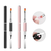 NailTech Gel Brush and Picker 2 In 1 Design Precision Tool for Acrylic Nails and Gel Applications