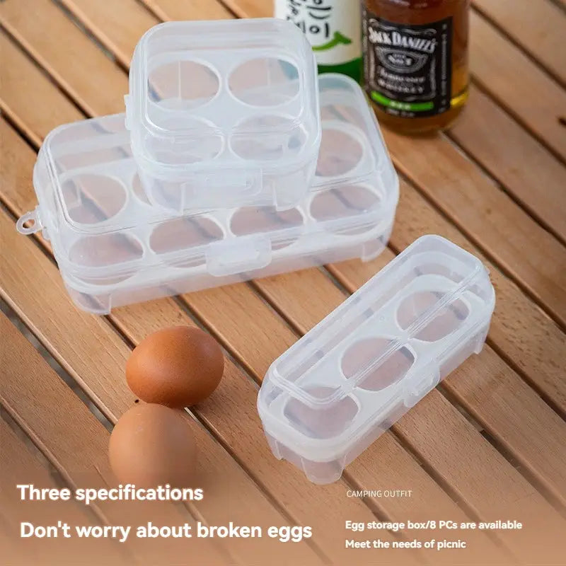 Outdoor Shockproof Egg Box Storage Case Portable Camping Shatterproof Egg Tray For Travel And Home Use