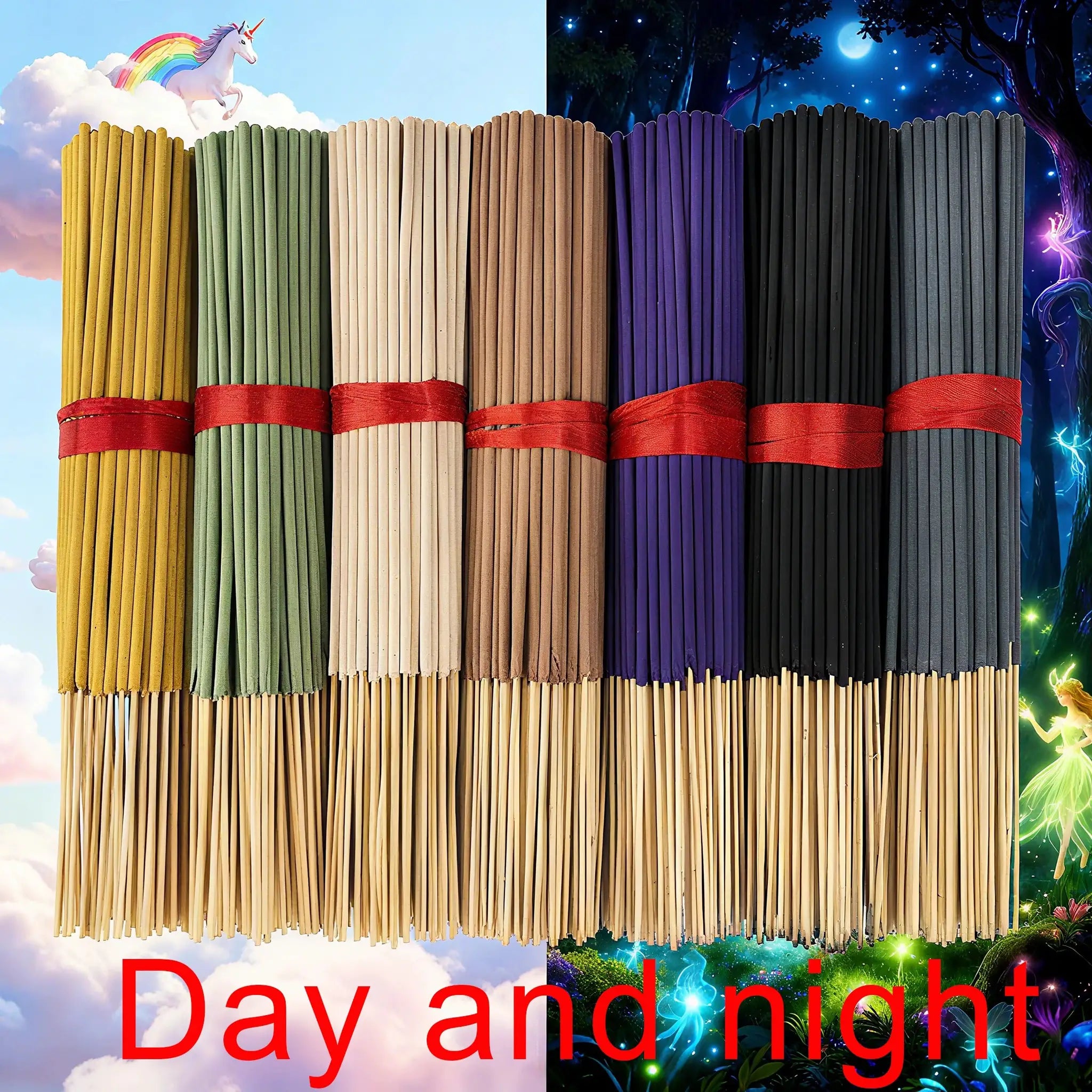 7 Sets Of 20 Incense Sticks Featuring Rose Lavender Sandalwood Jasmine Mint Cherry Blossom Herbal Dragon Bloodwood