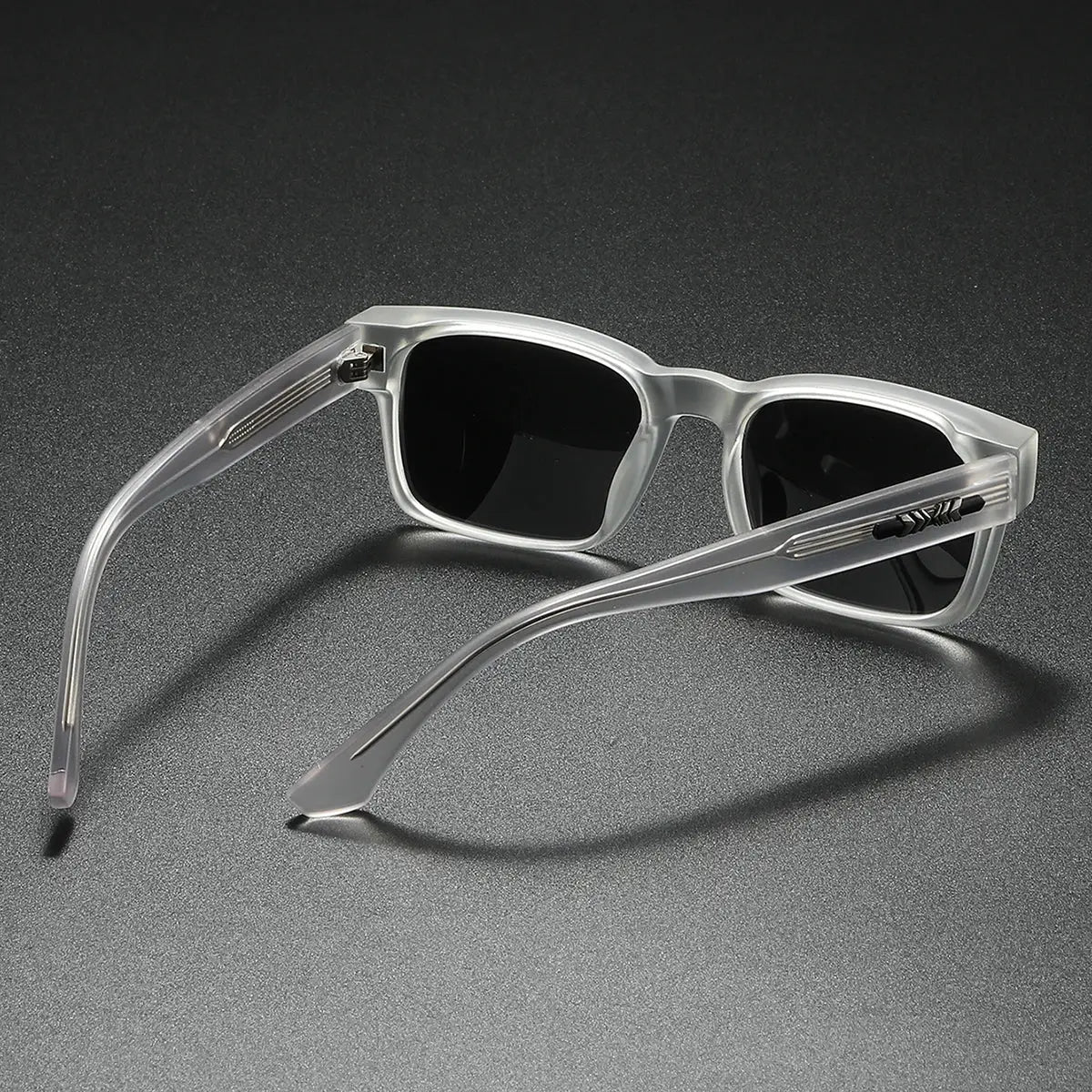 Quality Square Polarized Sunglasses For Men And Unisex With Durable Metal Core UV400 Protection