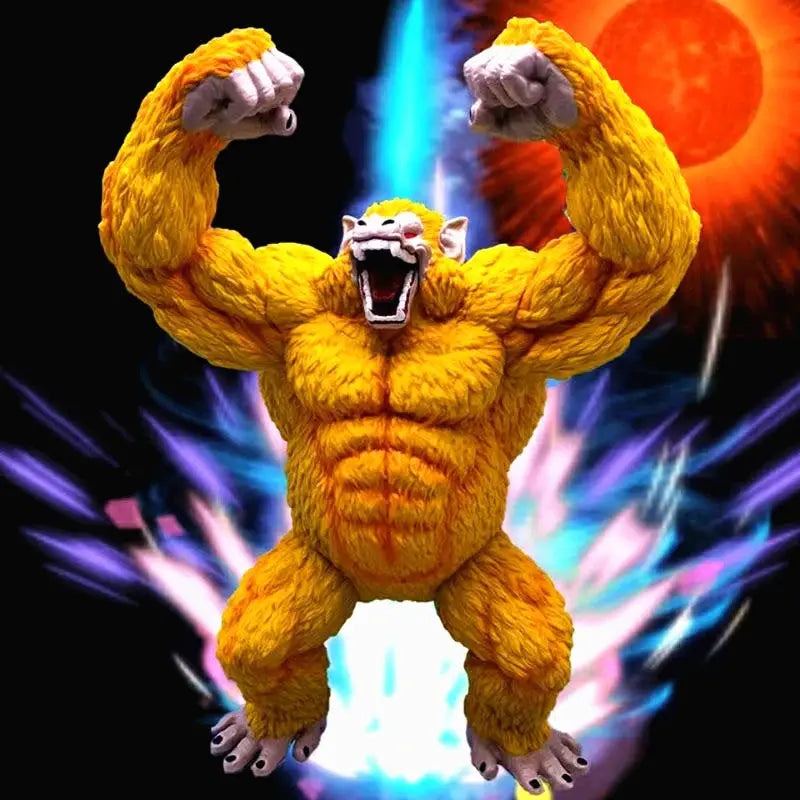 Dragon Ball Z 14cm Golden Great Ape Gorilla Super Transformation Action Figure PVC Collectible Toy Gift