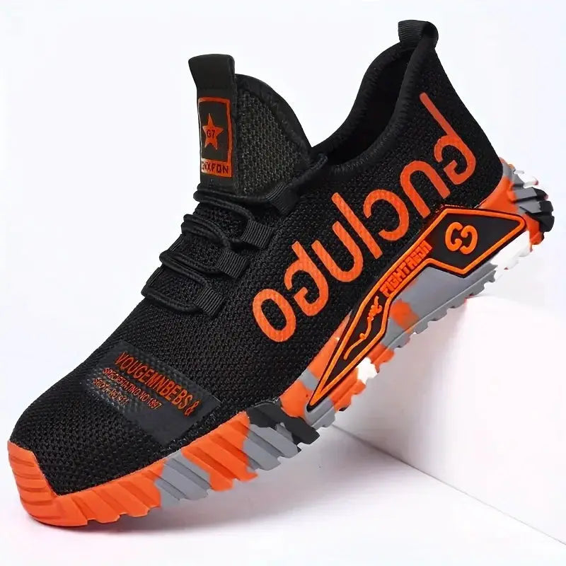 Lightweight Steel Toe Safety Shoes For Men Anti Puncture Breathable Industrial Work Boots