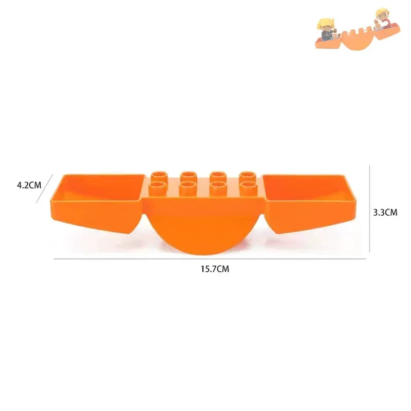 Big Building Blocks Compatible With Slide Swing Seesaw Playground Educational Creative Toy for Kids Gift