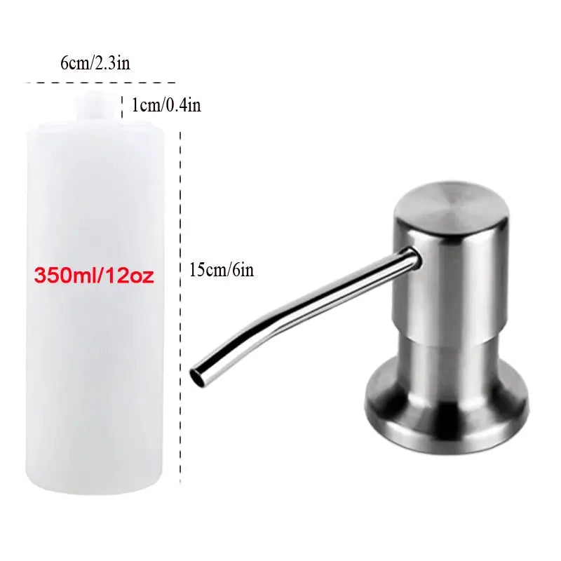 Under Sink Soap Dispenser Kit For Kitchen Sink And Extension Tube