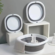 Collapsible Foot Bath Basin For Soaking Feet Thickened Plastic Tub