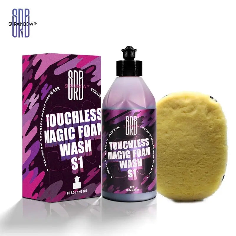 Pink foaming snow foam car wash soap for trucks, motorcycles and RVs; works with foam cannons and bucket washes