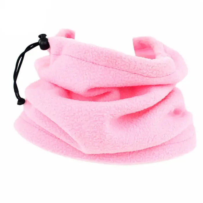 PolarFlex Arctic Fleece Neck Tube Scarf Adjustable Warm Lightweight Winter Ear Warmer For Outdoor Sports