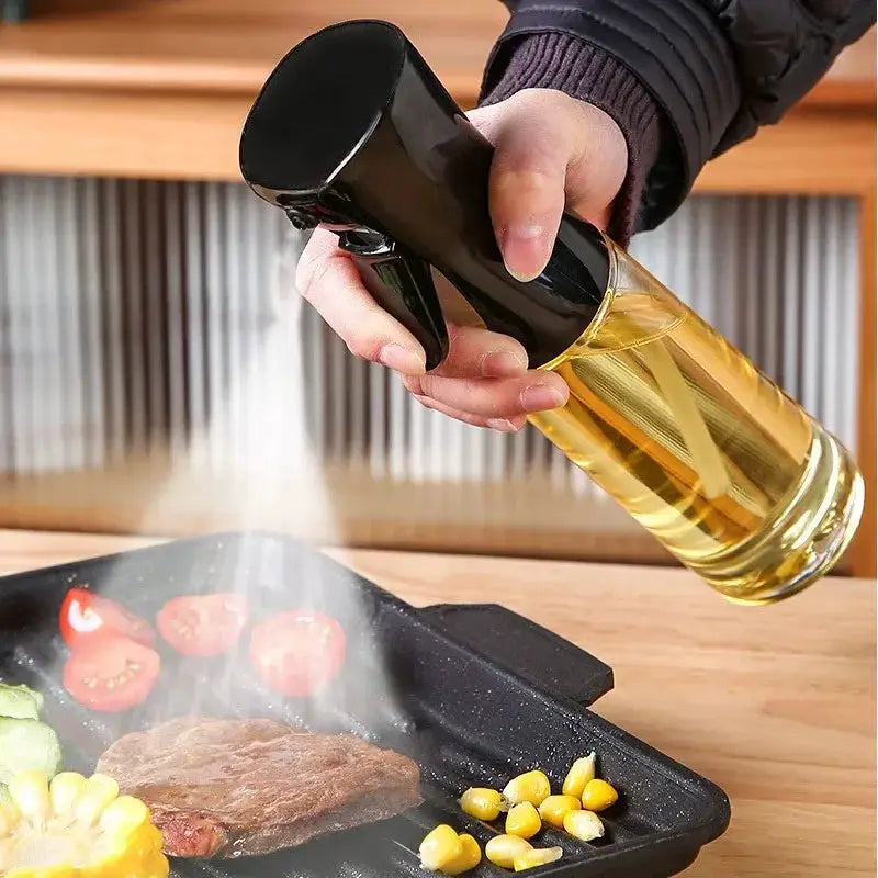 200 300 500 Milliliters Oil Spray Bottle For BBQ Cooking Olive Oil Sprayer Fine Mist Refillable Vinegar Compatible