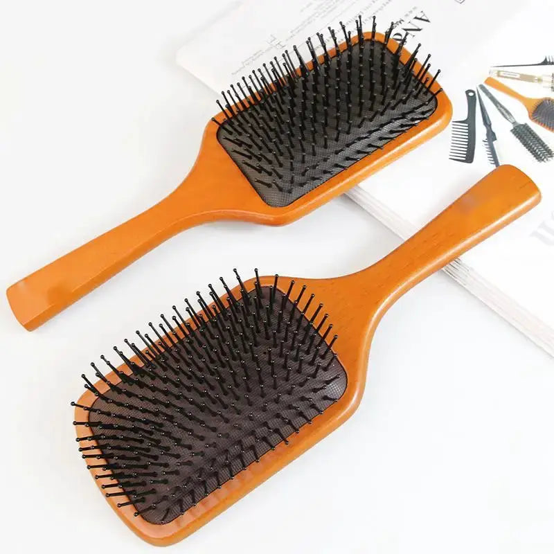 Wooden Airbag Massage Comb For Scalp Care Anti Static Hair Loss Curly Hair Household Large Board Makeup Comb