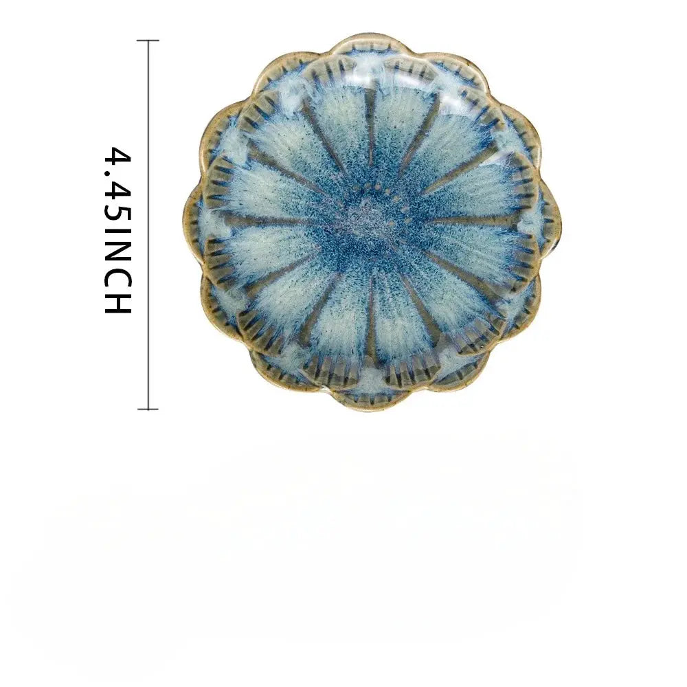 Creative Minimalist Ceramic Lotus Jewelry Tray And Snack Flavor Dish
