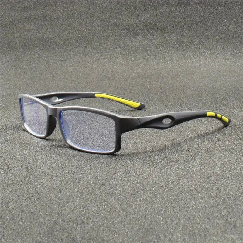 OptiFlex Five Pairs Unisex Reading Glasses With Retro Square Frames Durable Plastic Frame For Everyday Comfort