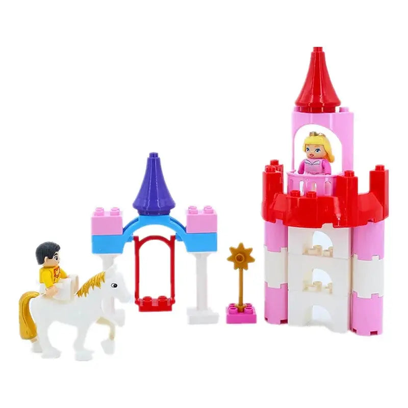 Big Building Blocks Princess Castle Set Compatible Large Bricks For Girls And Boys Kids Toys Gifts