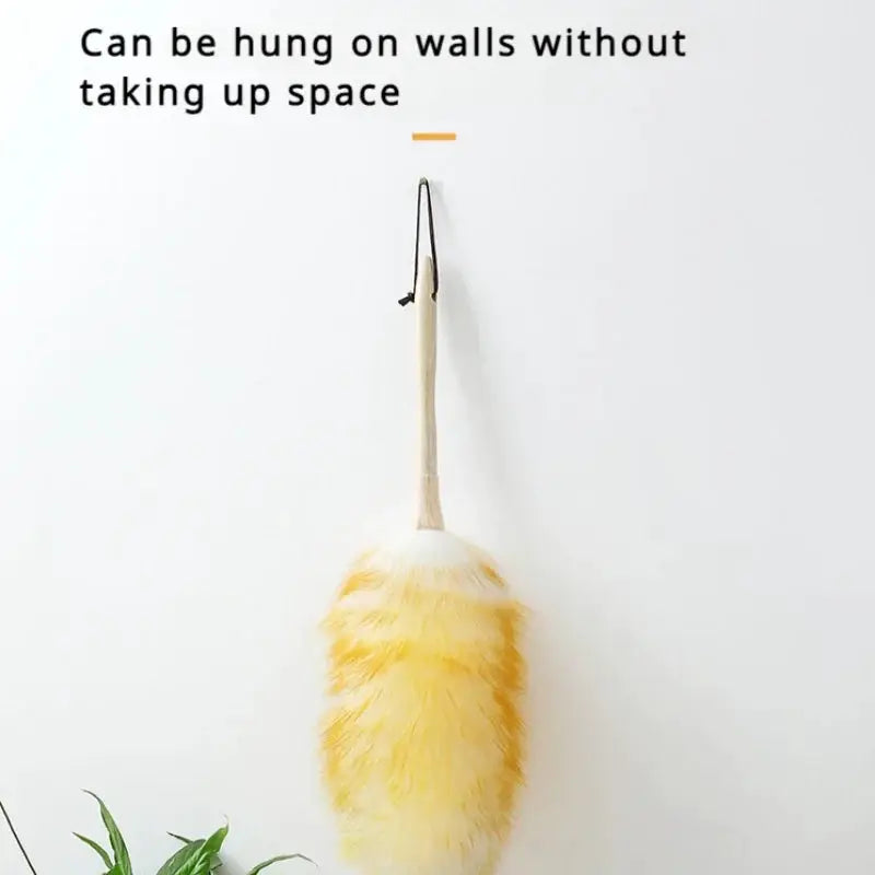 Scalable Wool Duster For Home And Car Cleaning Washable Dust Brush Gentle On Delicate Surfaces