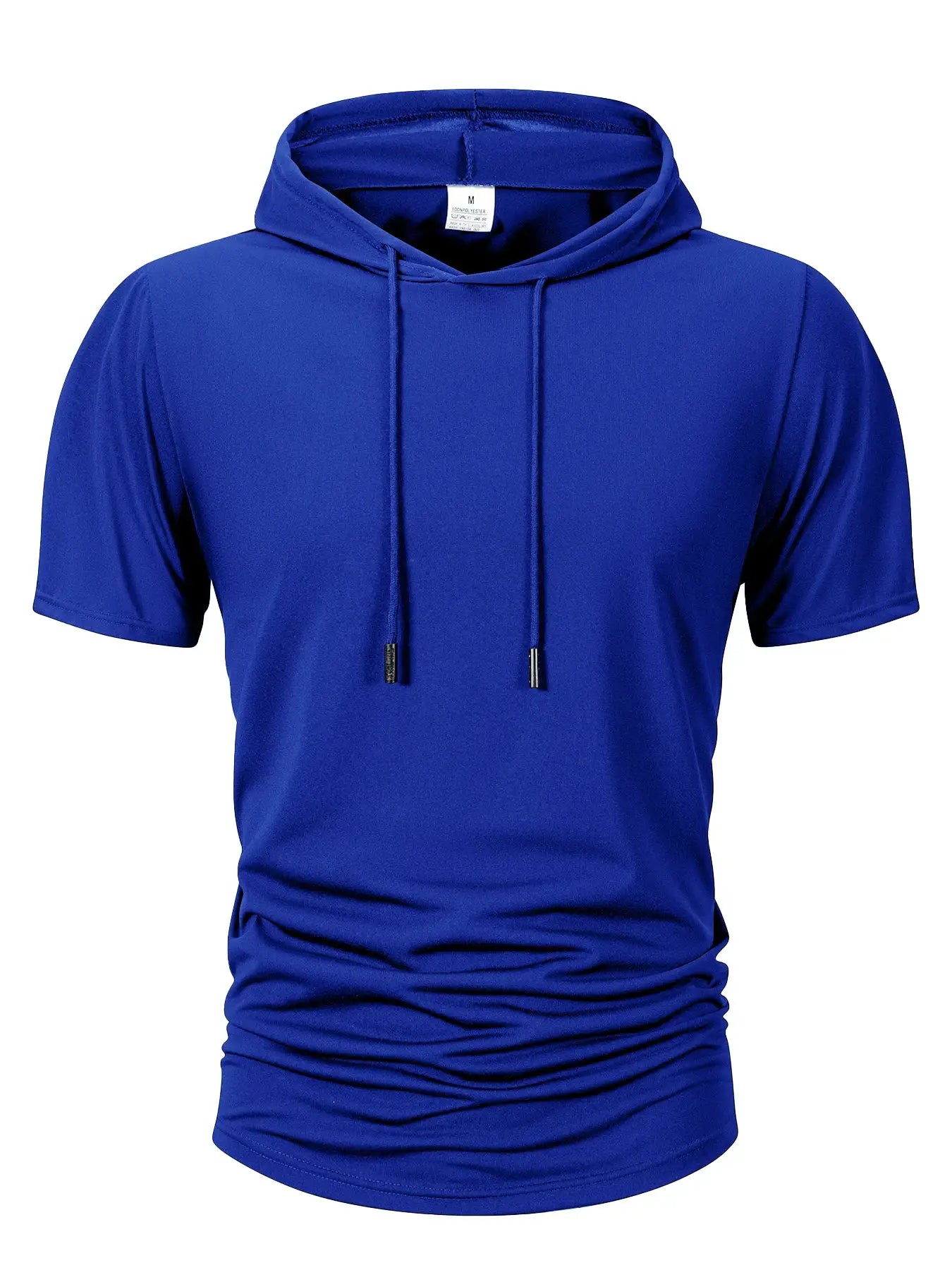 Men's Hooded T Shirt Lightweight Breathable Moisture Wicking Summer Casual Fitness Top