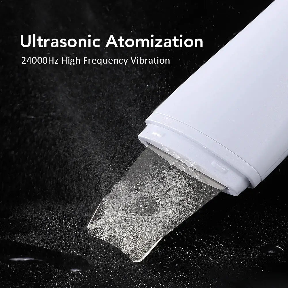Moajaza Ultrasonic Skin Scrubber Spatula Ion Deep Facial Cleaning Device With 4 Modes For Lifting And Peeling Skin Care