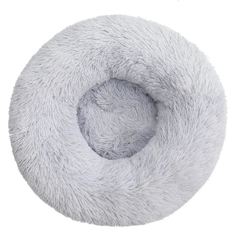 40-90cm Round Pet Bed In 6 Sizes For Large Dogs And Cats Super Soft Plush Bed For Winter Warmth