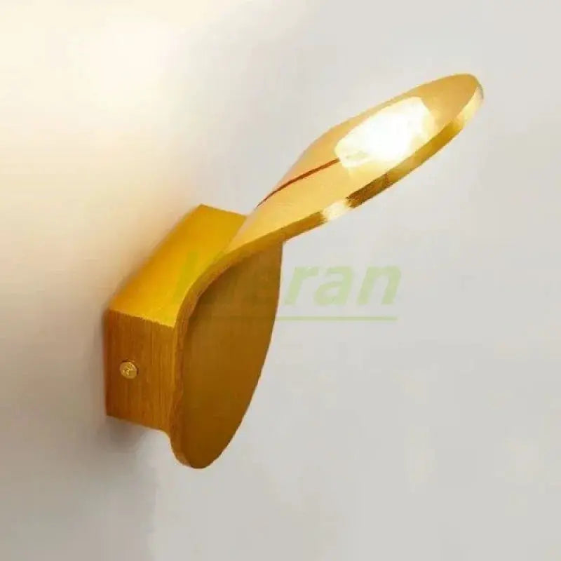 Nordic Modern Skateboard LED Wall Lamp by Simples Market, wooden curved-arm wall light.