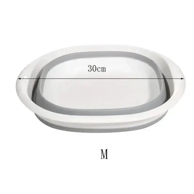 Collapsible Foot Bath Basin For Soaking Feet Thickened Plastic Tub