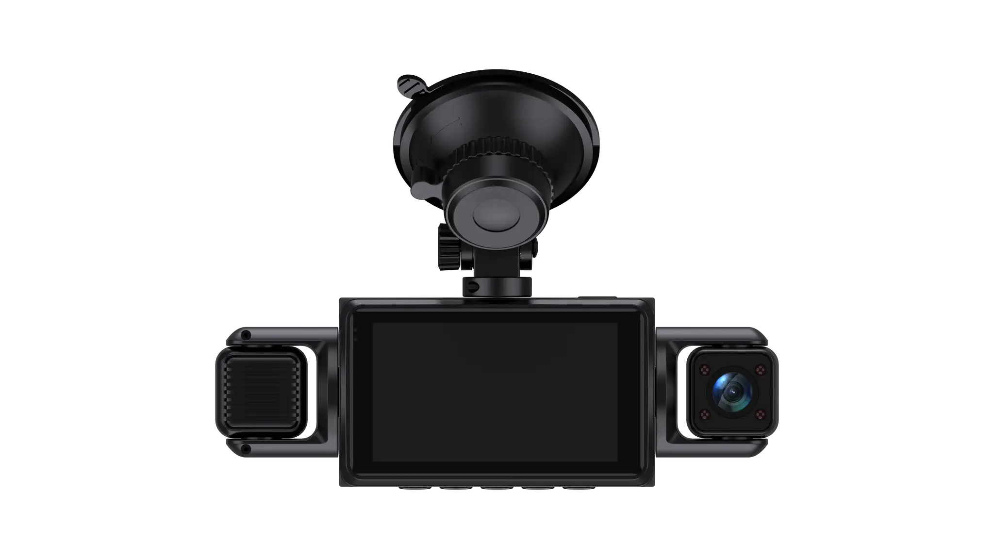 Simples Market 4Ch WiFi dashcam with front, rear, left and right cameras; 1080p FHD, night vision, loop recording