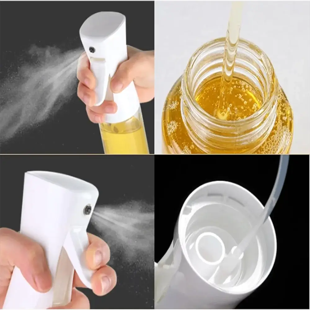 PureMist Olive Oil Dispenser Bottle Sprayer Reusable Food Grade Kitchen Bottle For Even Oil And Vinegar Sprays