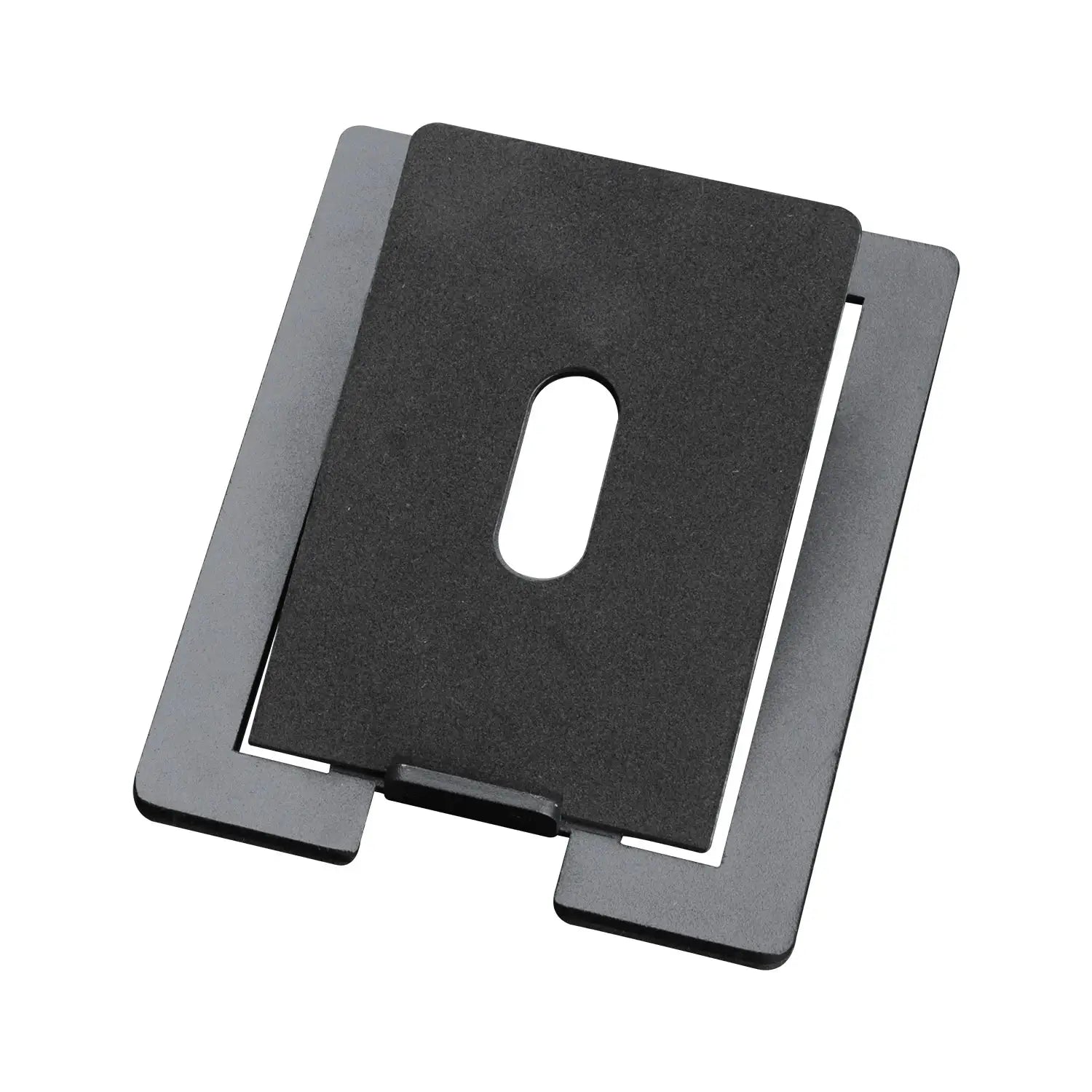 NovaTech Carbon Steel Desktop Speaker Stand With Shock Absorption For Enhanced Sound Quality