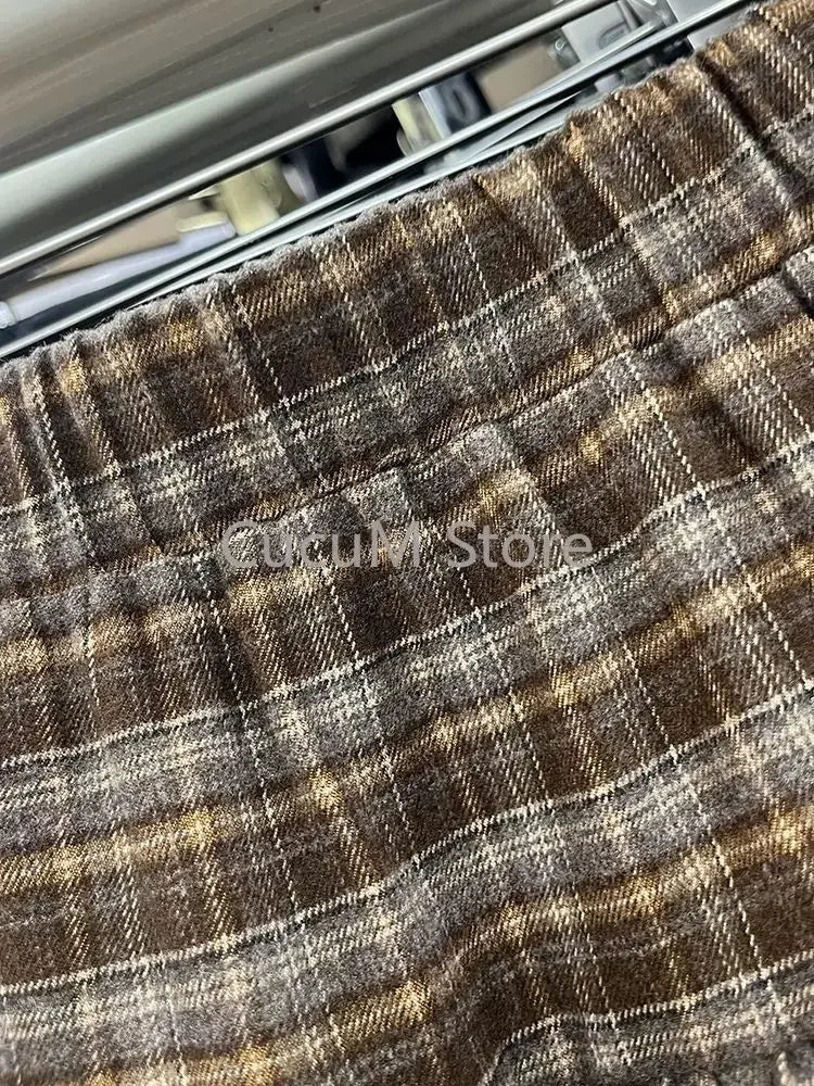 Tokyo Prep Co Y2K Ruffled Plaid Skirt With Punk Rock Subculture Vibe And Cute Preppy Twist