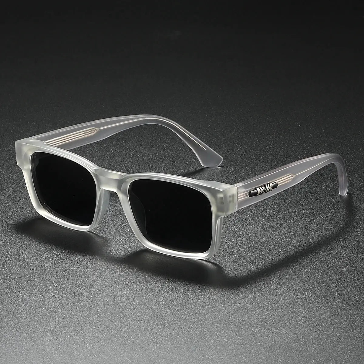 Quality Square Polarized Sunglasses For Men And Unisex With Durable Metal Core UV400 Protection
