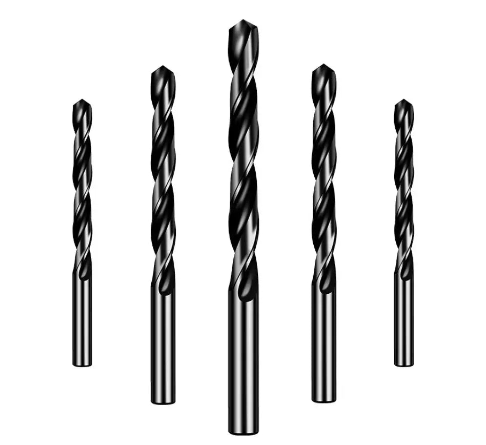 8 Piece Titanium Coated Woodworking Twist Drill Bit Set 3mm To 10mm For Wood And Metal